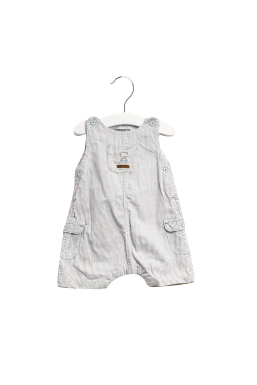 A White Sleeveless Rompers from Sergent Major in size 3-6M for girl. (Front View)