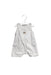 A White Sleeveless Rompers from Sergent Major in size 3-6M for girl. (Front View)