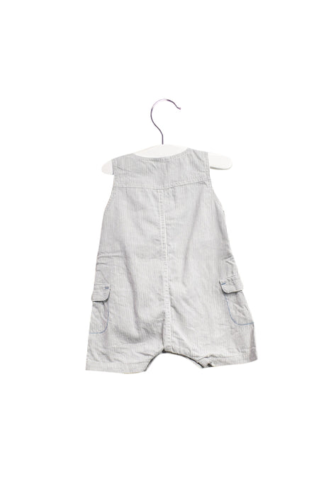 A White Sleeveless Rompers from Sergent Major in size 3-6M for girl. (Back View)