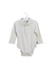 A Ivory Long Sleeve Bodysuits from Jojo Maman Bébé in size 6-12M for boy. (Front View)