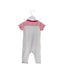 A Pink Short Sleeve Jumpsuits from BAPE KIDS in size 3-6M for girl. (Back View)