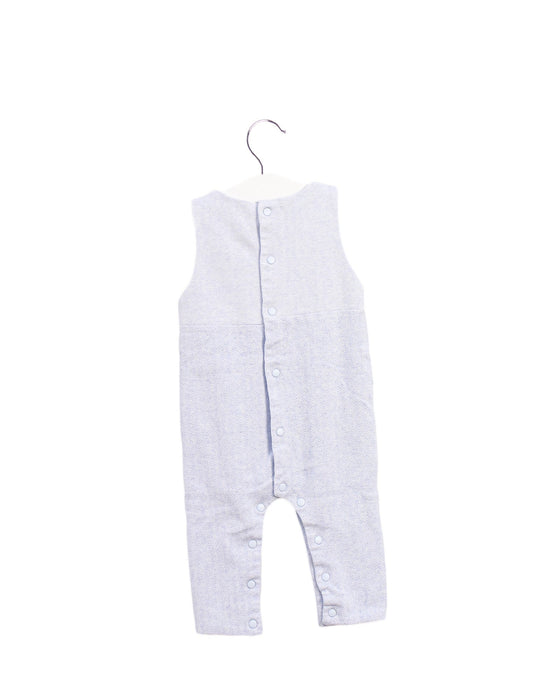 A Blue Sleeveless Jumpsuits from Patachou in size 6-12M for boy. (Back View)