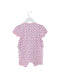 A Pink Short Sleeve Rompers from Mides in size 3-6M for girl. (Back View)