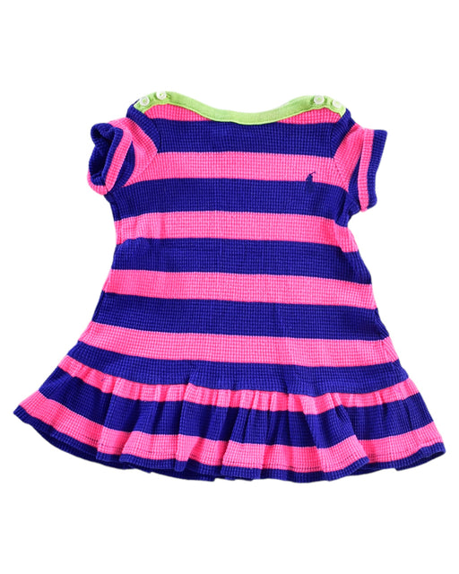 A Pink Short Sleeve Tops from Ralph Lauren in size 0-3M for girl. (Front View)