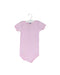 A Pink Short Sleeve Bodysuits from Petit Bateau in size 12-18M for girl. (Front View)