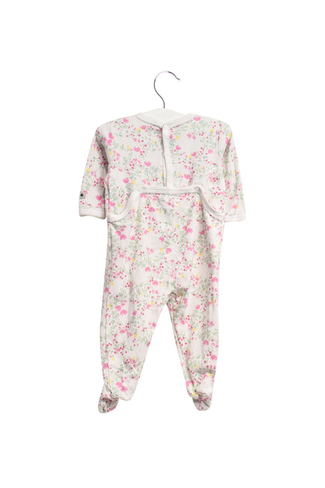 A White Long Sleeve Jumpsuits from Petit Bateau in size 3-6M for girl. (Back View)