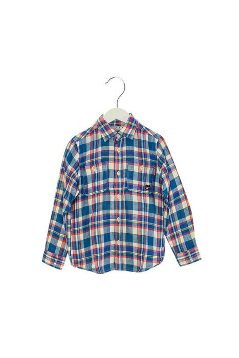 A Multicolour Shirts from Miki House in size 7Y for boy. (Back View)