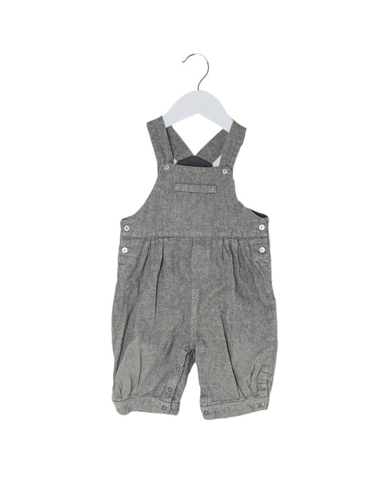 A Grey Long Overalls from Cyrillus in size 6-12M for boy. (Front View)