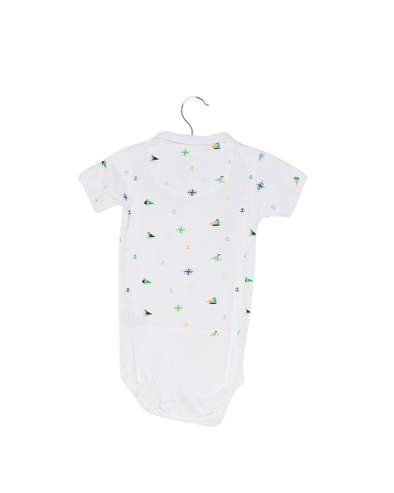 A White Short Sleeve Bodysuits from Ebbe in size 6-12M for boy. (Back View)