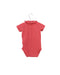 A Red Short Sleeve Bodysuits from Seed in size 3-6M for girl. (Back View)
