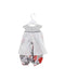 A White Sleeveless Rompers from Catimini in size 3-6M for girl. (Back View)