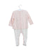 A Pink Long Sleeve Jumpsuits from Petit Bateau in size 6-12M for girl. (Back View)