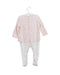 A Pink Long Sleeve Jumpsuits from Petit Bateau in size 6-12M for girl. (Front View)