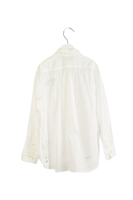 A White Shirts from Polo Ralph Lauren in size 8Y for girl. (Back View)