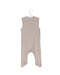 A Pink Sleeveless Jumpsuits from Le Petit Society in size 0-3M for girl. (Back View)