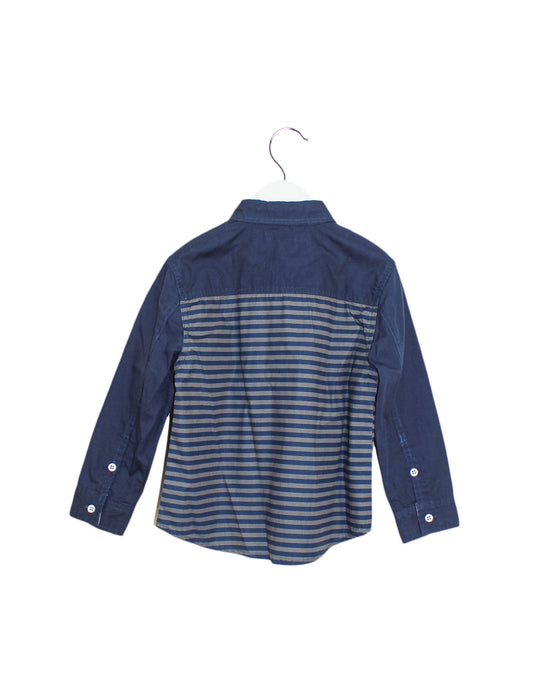 A Navy Shirts from 7 For All Mankind in size 4T for boy. (Back View)