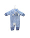 A Blue Long Sleeve Jumpsuits from Kingkow in size 0-3M for girl. (Back View)
