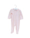 A Pink Long Sleeve Jumpsuits from Ralph Lauren in size 3-6M for girl. (Front View)