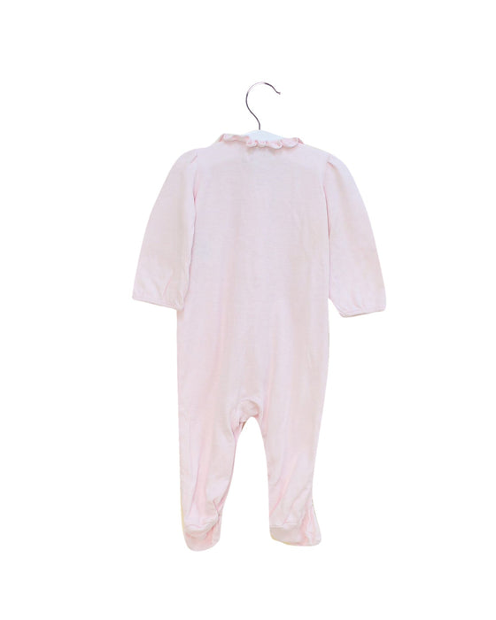 A Pink Long Sleeve Jumpsuits from Ralph Lauren in size 3-6M for girl. (Back View)