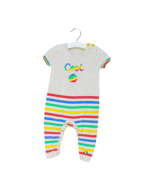 A Multicolour Short Sleeve Jumpsuits from rainbowxoxo in size 6-12M for girl. (Front View)