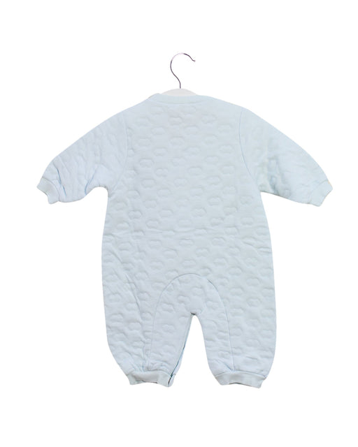 A Blue Long Sleeve Jumpsuits from Chicco in size 0-3M for boy. (Front View)