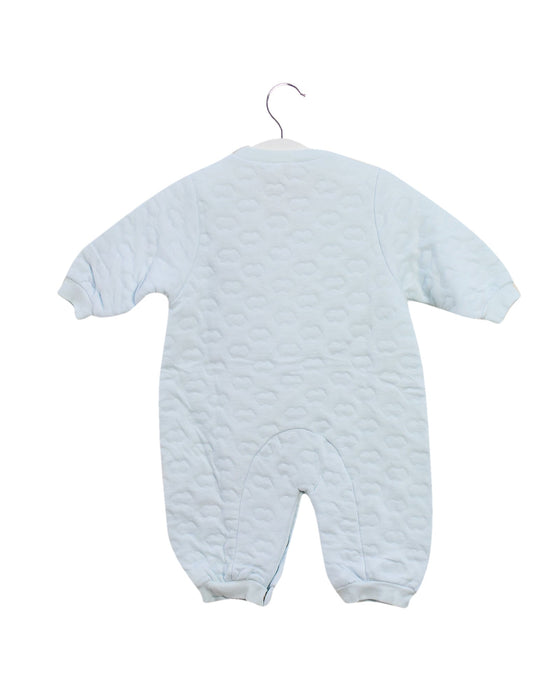 A Blue Long Sleeve Jumpsuits from Chicco in size 0-3M for boy. (Front View)