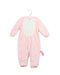 A Pink Long Sleeve Jumpsuits from Momonittu in size 0-3M for girl. (Front View)