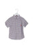 A Blue Shirts from I Pinco Pallino in size 6T for boy. (Front View)