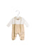 A Brown Long Sleeve Jumpsuits from Chickeeduck in size 6-12M for boy. (Front View)