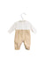 A Brown Long Sleeve Jumpsuits from Chickeeduck in size 6-12M for boy. (Back View)