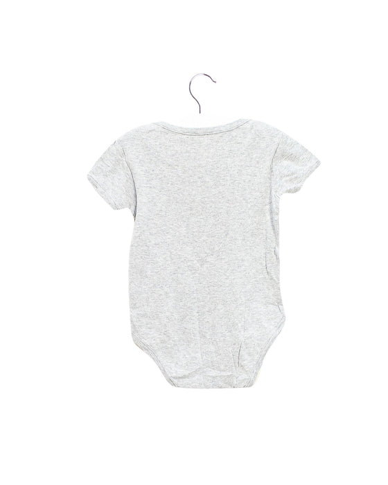 A Grey Short Sleeve Bodysuits from Bout'Chou in size 3T for girl. (Back View)
