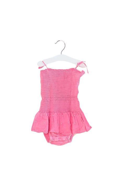 A Pink Long Sleeve Bodysuits from Seed in size 18-24M for girl. (Front View)