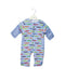 A Blue Long Sleeve Jumpsuits from Mides in size 6-12M for boy. (Front View)