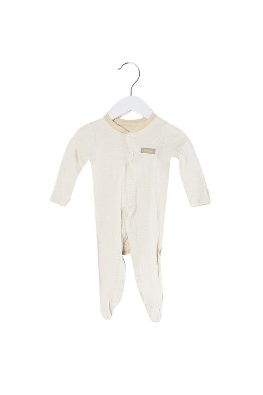A Brown Long Sleeve Jumpsuits from Natures Purest in size 0-3M for neutral. (Front View)