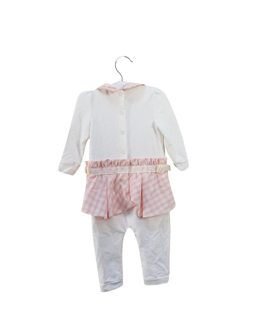 A White Long Sleeve Jumpsuits from Nicholas & Bears in size 6-12M for girl. (Front View)