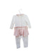 A White Long Sleeve Jumpsuits from Nicholas & Bears in size 6-12M for girl. (Front View)