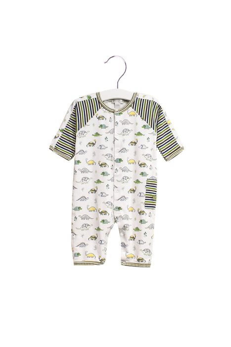 A White Long Sleeve Jumpsuits from Kissy Kissy in size 6-12M for boy. (Front View)