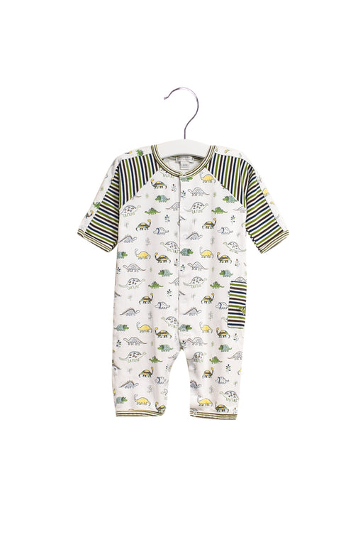 A White Long Sleeve Jumpsuits from Kissy Kissy in size 6-12M for boy. (Front View)