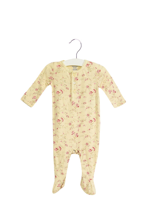 A Ivory Long Sleeve Jumpsuits from Ralph Lauren in size 0-3M for girl. (Front View)