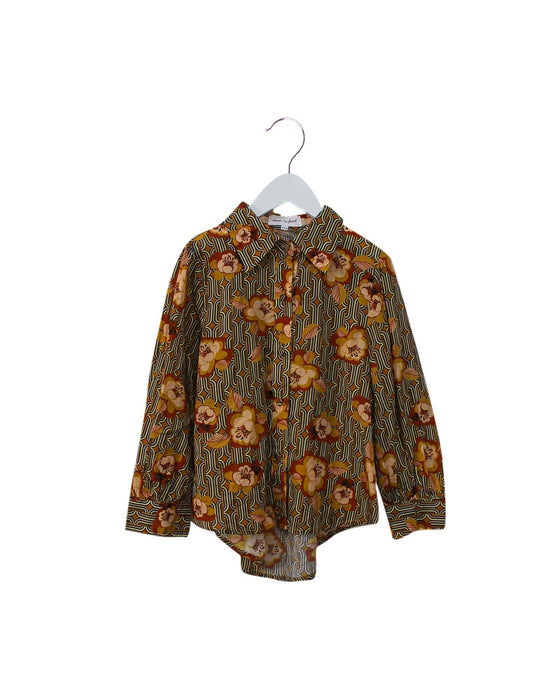 A Brown Shirts from Excuse My French in size 8Y for girl. (Front View)