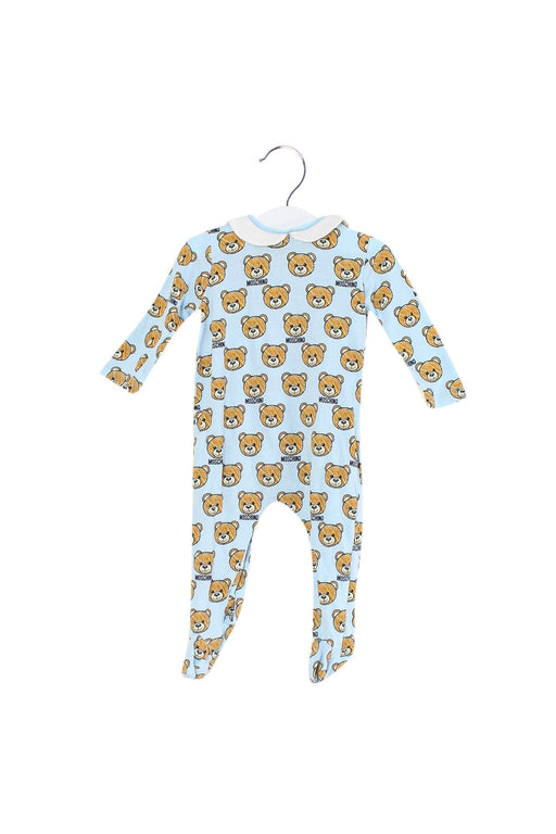 A Blue Long Sleeve Jumpsuits from Moschino in size 6-12M for neutral. (Front View)