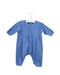 A Blue Long Sleeve Jumpsuits from Petit Bateau in size 0-3M for boy. 