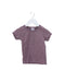 A Purple Short Sleeve T Shirts from Petit Bateau in size 2T for girl. (Front View)