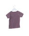 A Purple Short Sleeve T Shirts from Petit Bateau in size 2T for girl. (Back View)