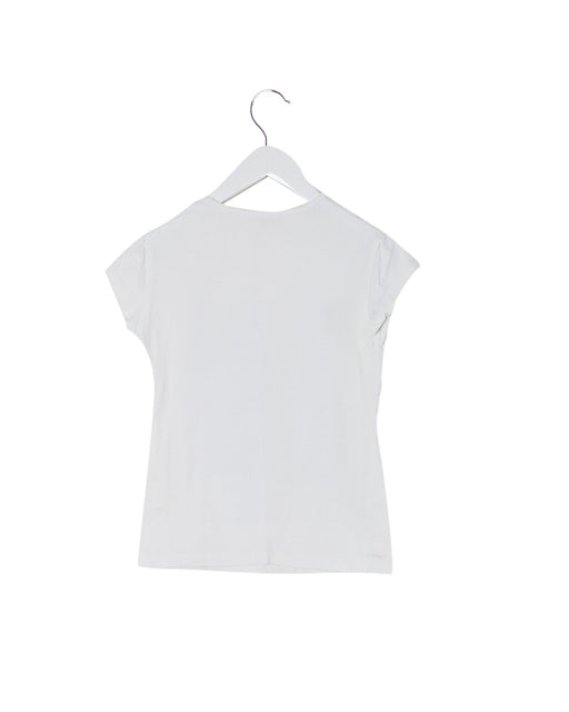 A White Short Sleeve T Shirts from Elsy in size 4T for girl. (Front View)