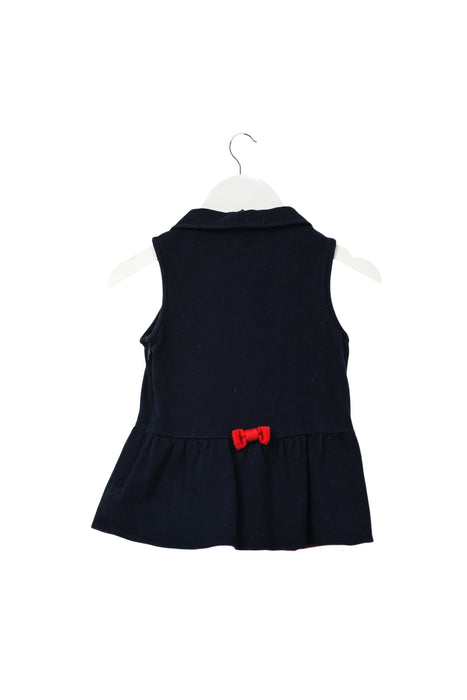 A Navy Sleeveless Polos from Nicholas & Bears in size 2T for girl. (Front View)
