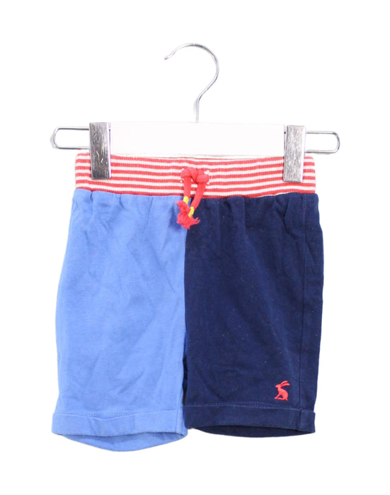A Blue Shorts from Joules in size 6-12M for boy. (Front View)