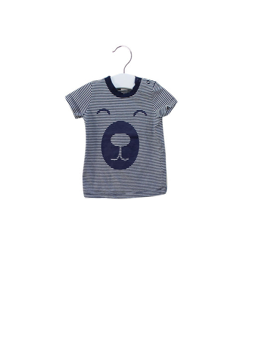 A Black Short Sleeve T Shirts from Seed in size 0-3M for girl. (Front View)