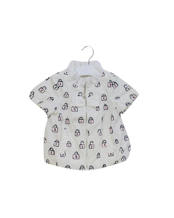 A White Short Sleeve Tops from Nicholas & Bears in size 12-18M for girl. (Back View)