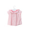 A Pink Short Sleeve Tops from Jacadi in size 3-6M for girl. (Back View)
